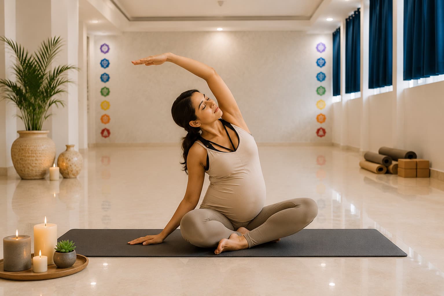 Prenatal and postnatal yoga teacher training